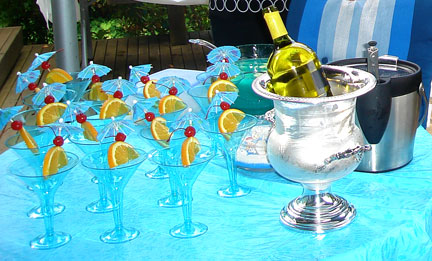 ... two beverages at my Blue Hawaiian Baby Shower and both were a hit