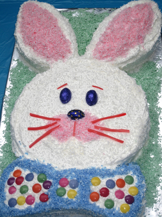 Bunny Cake The Easiest Cut out Cake You ll Ever Make Ketchupface